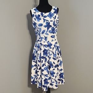 Blue Floral Dress